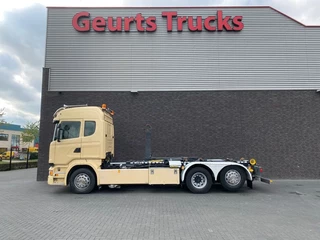 Scania R R450 6X2 + PALFINGER HAAKARMSYSTEEM/ABROLLKIPPER/HOOKLIFT