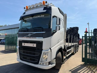 Volvo FH 420 8x4 PRITSCHE + (31m!) KRAN HIAB 858 E-7 + JIB X-5 + WINCH - 114.000km / 1376 Hours - PRITSCHE 6m35 - BE TRUCK MJC12500-A