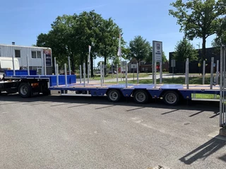 KAESSBOHRER DONAT Semi trailer gondola special for paragraaf 70 Germany extendable uitschuif semirremolque op voorraad new